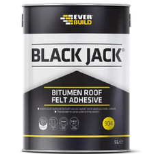EVERBUILD BLACK 1LTR/2.5LTR/5LTR/25LTR JACK 904 BITUMEN ROOF FELT ADHESIVE 