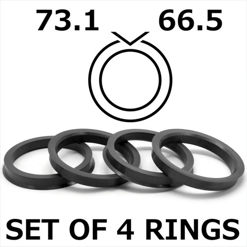 5 spigot rings - -, set