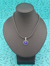 Elegant Silver Tone, Blue