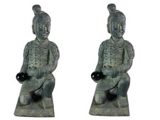 Kneeling Warrior Resin