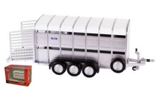 Model Tractor Britains CATTLE WAGON IFOR WILLIAMS LIVESTOCK TRAILER 1:32