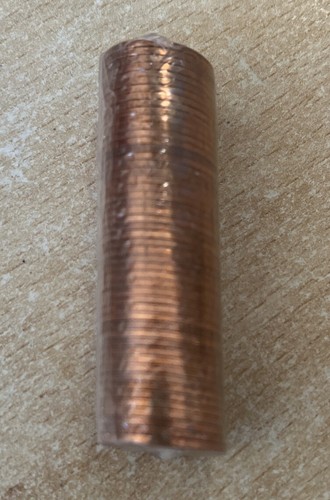 1971 pence rolls of 50 - 1/2,