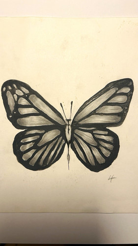 Art original signed - art, black