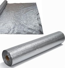 Aluminium Foil Membrane 1m x 50m (50sqm) Vapour Barrier and Thermal Insulation
