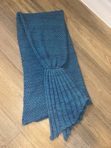 Teal blue knitted - teal,