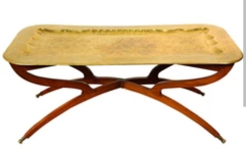 Mid century moroccan - brass, top