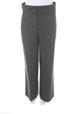 ZARA WOMAN Pleated Palazzo Trousers M Charcoal