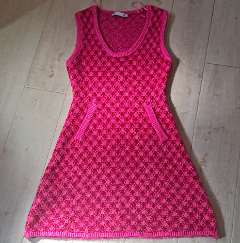 Zara pink knit sleeveless - zara,