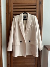 Zara Beige Cream Blazer Women