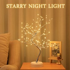 108 LED Twig Tree Lights Light Up Birch Bonsai Tree Table Lamp Easter Decoration