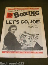 BOXING NEWS - JOE BUGNER - FEB