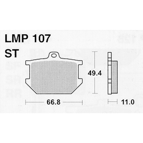 Athena brake pads for yamaha - brake,