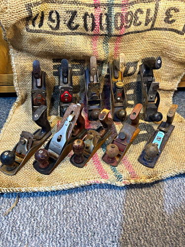 10x vintage hand planes - 10x, –