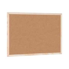 Cork Notice board 400x600mm Pin Board for home office School Lightweight KF03566