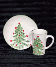 Christmas Tree Salad Plate &
