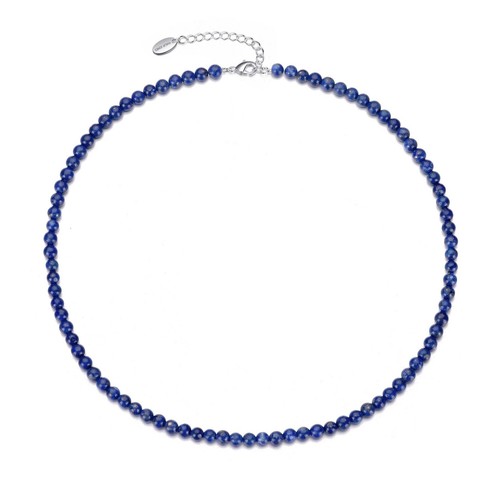 Lapis mini beaded gemstone - beaded,