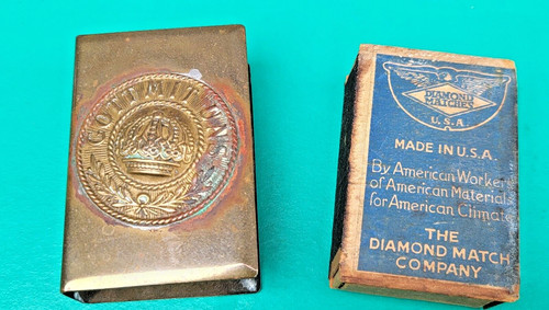 Trench art match - trench, box