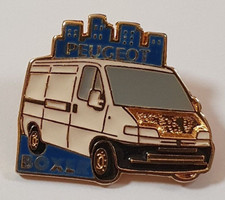 Peugeot Boxer Panel Van Enamel Pin badge. French