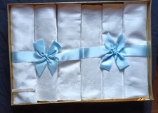 6  UNUSED VINTAGE IRISH LINEN