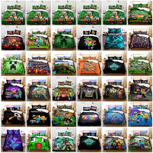 Minecraft quilt duvet donna - minecraft,