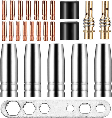 25x mig welding tips - mig, m6