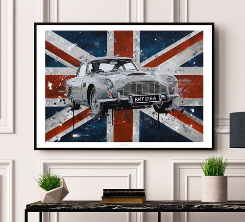 Aston martin db5 - martin, print