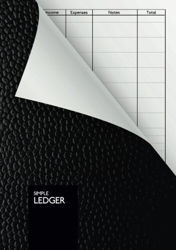 Simple ledger cash book 110 - ledger:, |