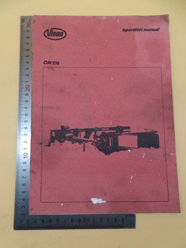 Vicon disc mower - mower, operators