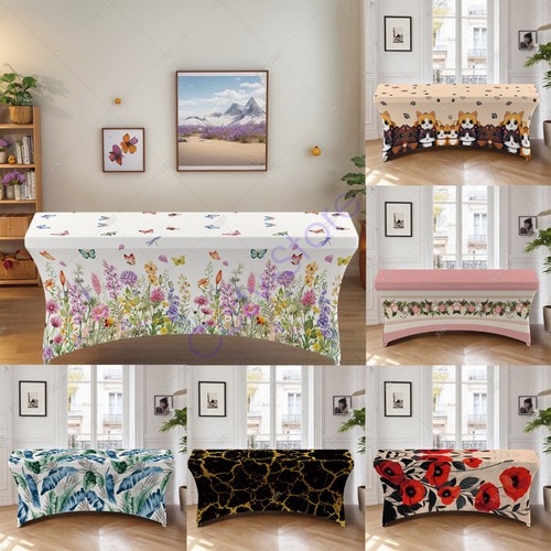 Printed tablecloth stretch - tablecloth,