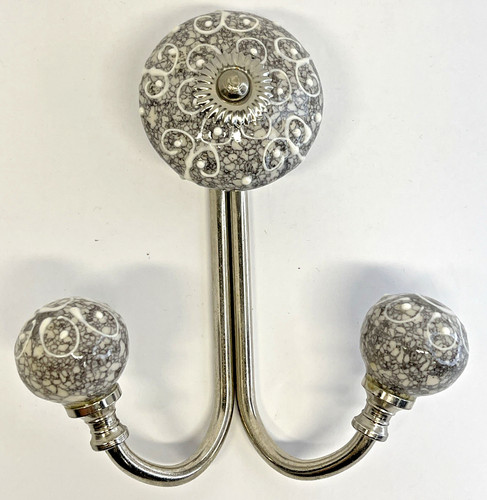 Ceramic ornate double coat - ornate, hat