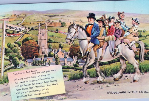 England postcard widecombe - postcard,