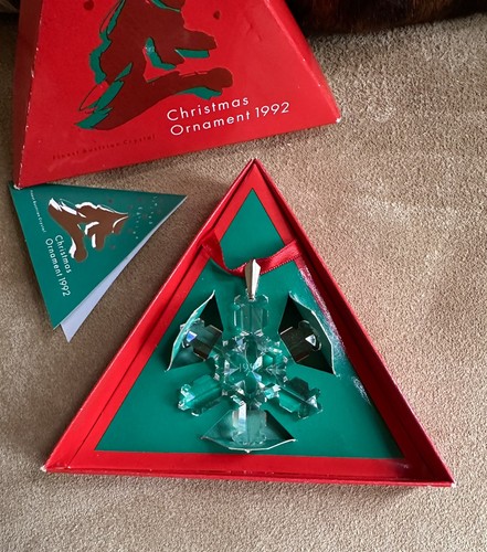 Swarovski christmas star 1992 - swarovski,