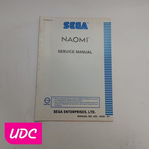 Sega naomi service manual - sega,