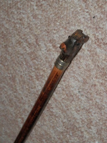 Antique military swagger stick - antique,