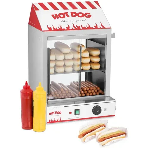Commercial hot dog steamer - hot,