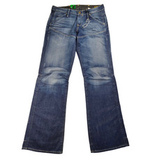 G-Star "Elwood Loose Heritage Wmn" Bootcut Jeans Womens W28 L32 Blue Y2K BNWT