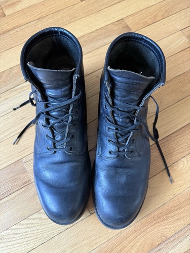 Red wing boots black - red,