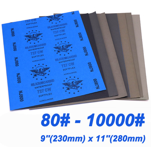 Wet and dry sandpaper 10000 - sandpaper, 80-10000
