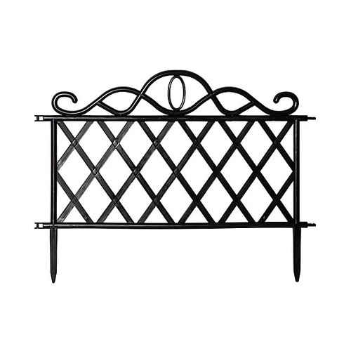 Flexible black lattice garden - black,