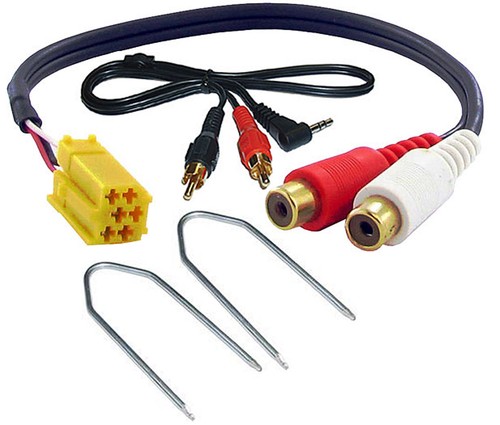 Fiat 500 aux input - 3.5mm, jack