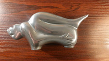 CARROL BOYES FIGURAL TAPE DISPENSER SOLID ALUMINIUM. UNUSUAL XMAS PRESENT