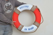 NEW 61 cm life ring lifebuoy nautical ship boat decorative ornamental hanging
