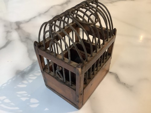 Antique european cricket cage - cricket,