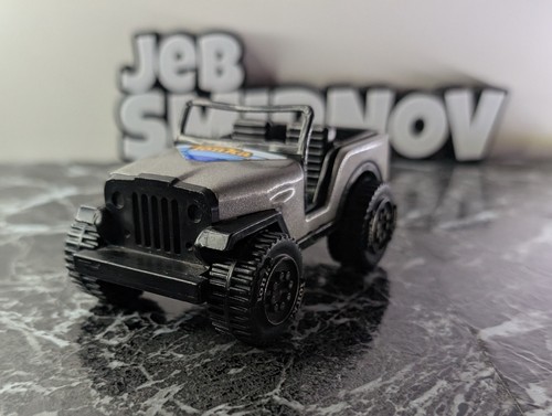 Vintage 1979 tonka jeep silver - vintage,