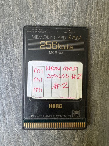Korg ram card for - ram,