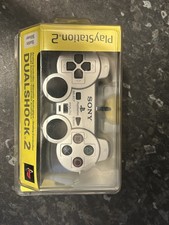 Sony PlayStation 2 controller DualShock 2 SCPH-10010 ESS New and Sealed SILVER 