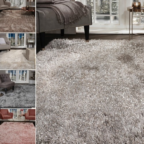 Shaggy rug shimmer - rug,