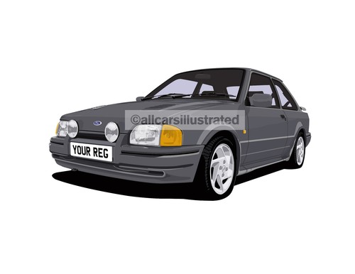 Escort turbo spec - rs, car