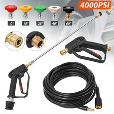 Pressure Washer Quick Release Gun Lance Wash Nozzles To Fit Nilfisk + 10m Hose