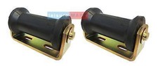 Boat Trailer Brackets with Flat Keel Roller 19mm Bore Pair